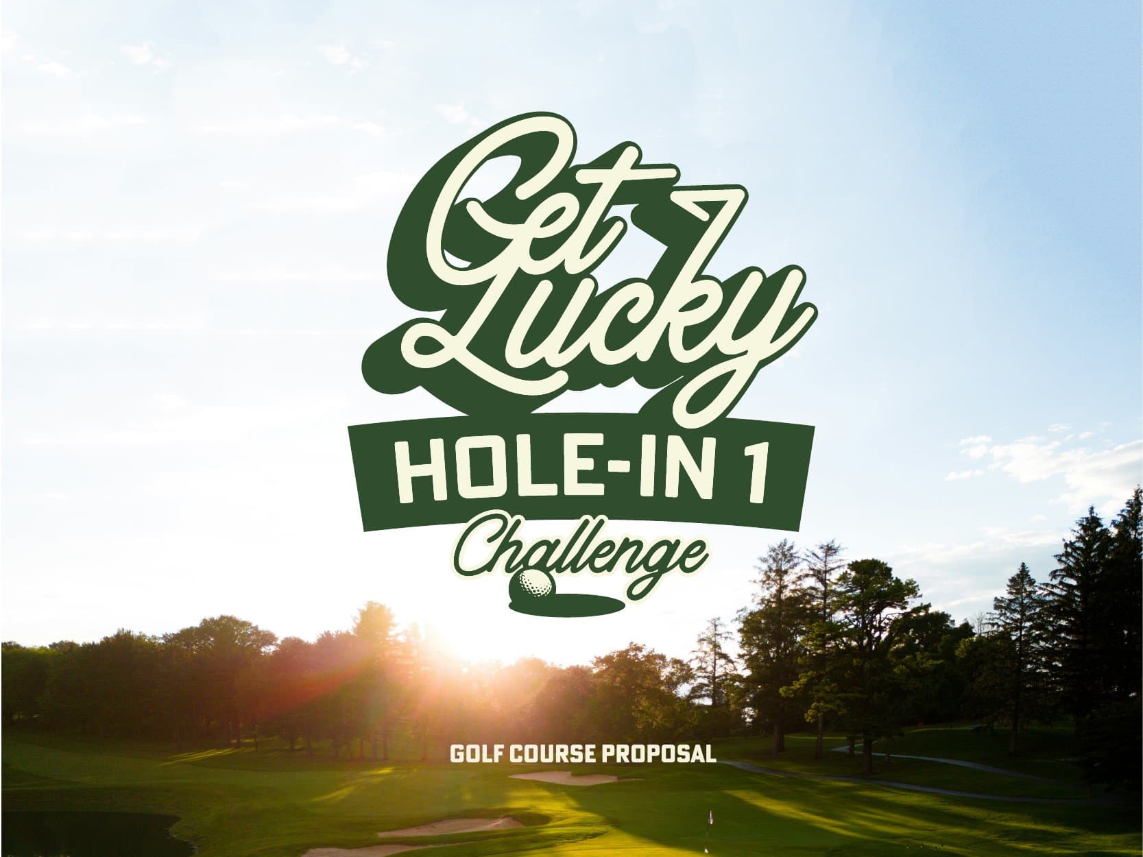 Get Lucky Golf Course Proposal — page 1