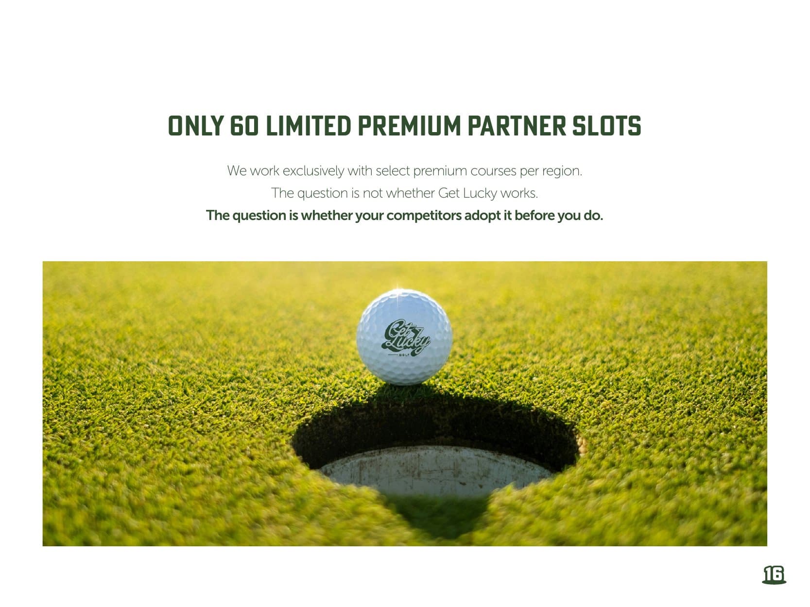 Get Lucky Golf Course Proposal — page 16